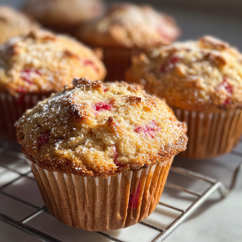 Easy Strawberry Rhubarb Muffins: 20 Minutes to Perfect Treats