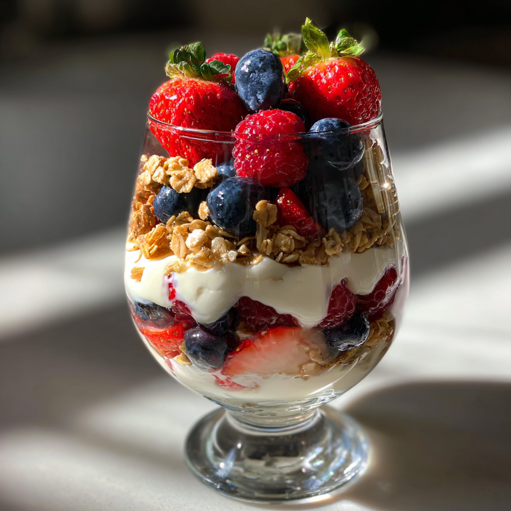 gluten free summer desserts: 3 Irresistible Berry Yogurt Parfaits