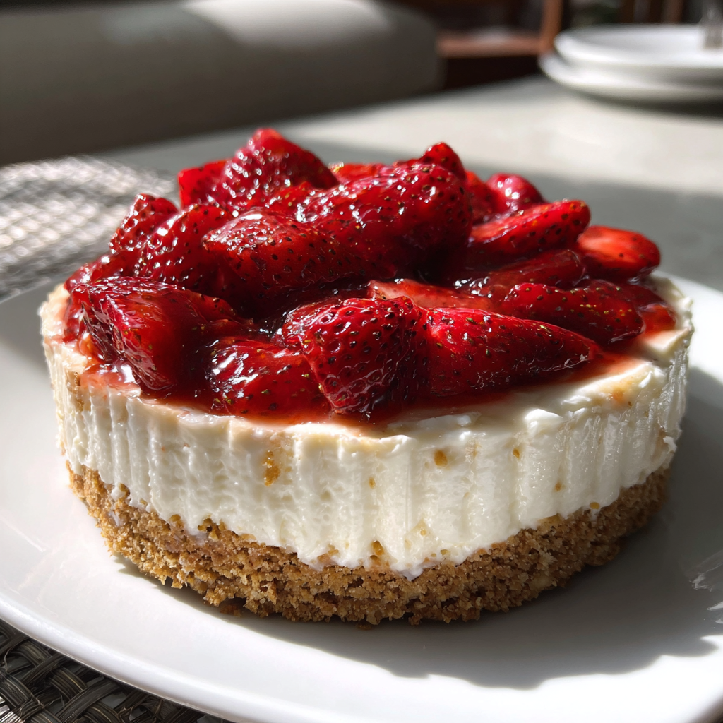 No-Bake Strawberry Cheesecake: 20 Minutes to Irresistible Delight