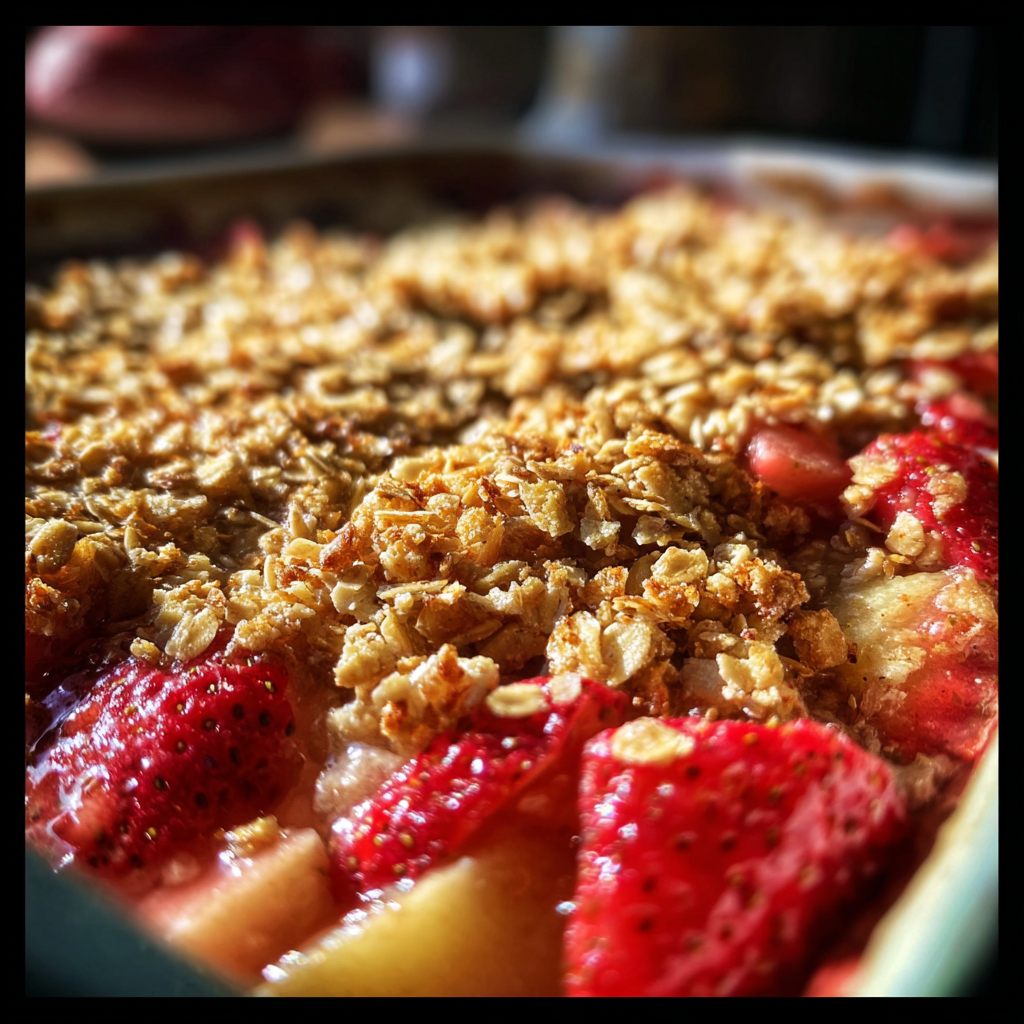 Old-Fashioned Strawberry Rhubarb Crisp: 5 Irresistible Steps to Grandma’s Delight