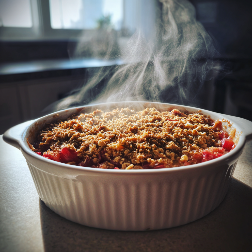 Rhubarb desserts recipes: 40-Minute Irresistible Rhubarb Crisp