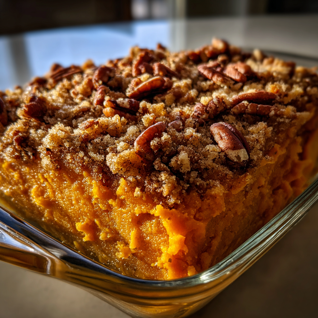 Ruth Chris Sweet Potato Casserole with 1 Irresistible Pecan Crust