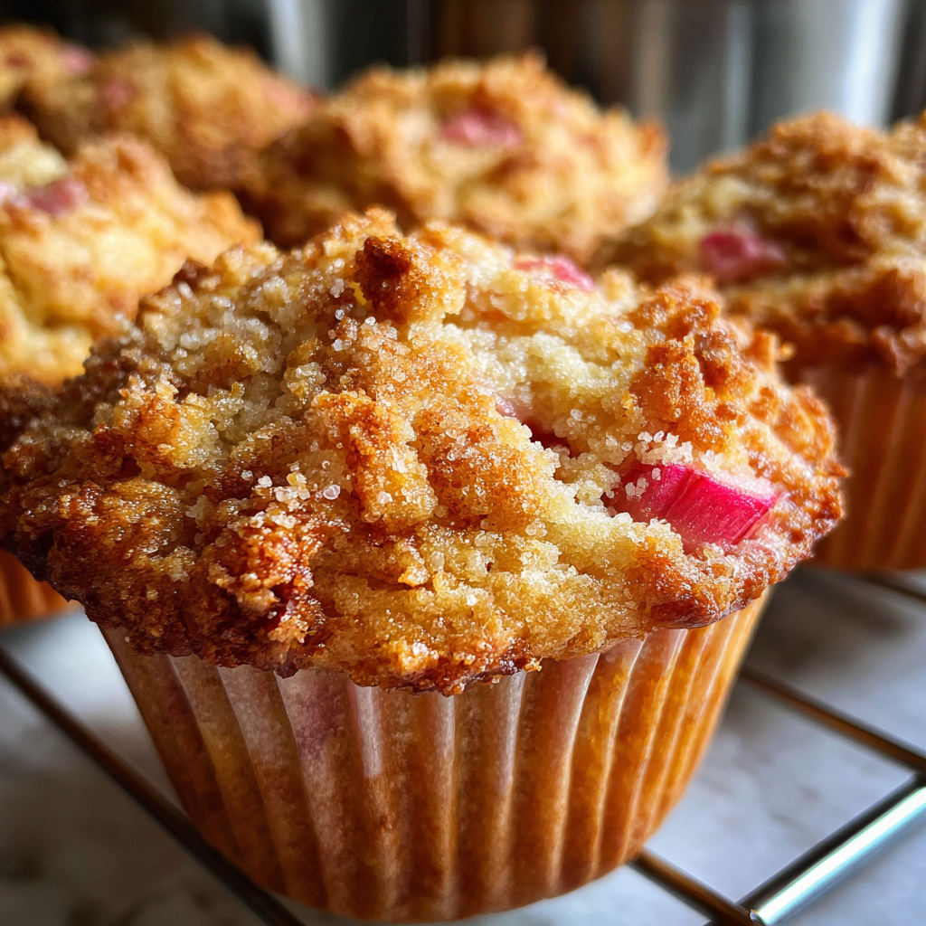 Sourdough Rhubarb Muffins: Soft, Tangy & Perfect for 15 Minutes