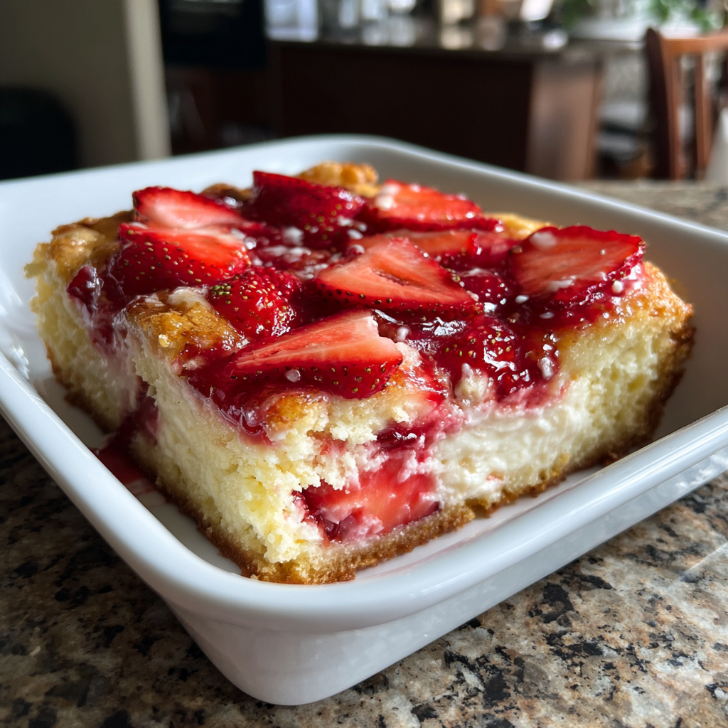 Strawberry Cheesecake Dump Cake: 3 Steps to Irresistible Flavor