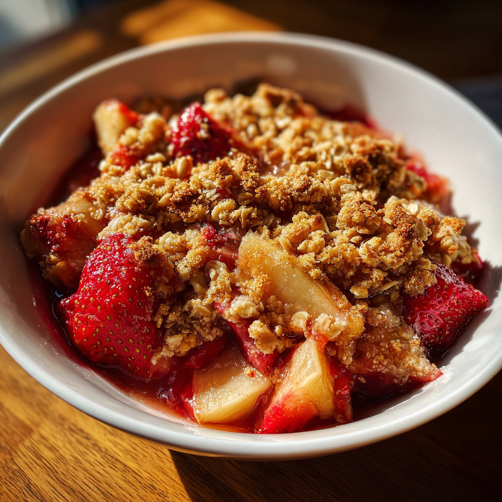 Strawberry Rhubarb Crisp: Irresistible Comfort in 30 Minutes