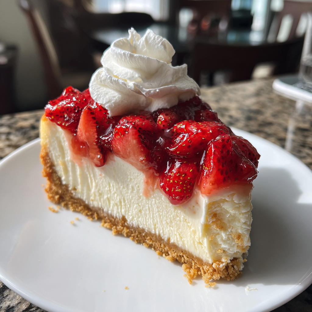 Strawberry Shortcake Cheesecake: The Perfect Dessert for 8 Servings