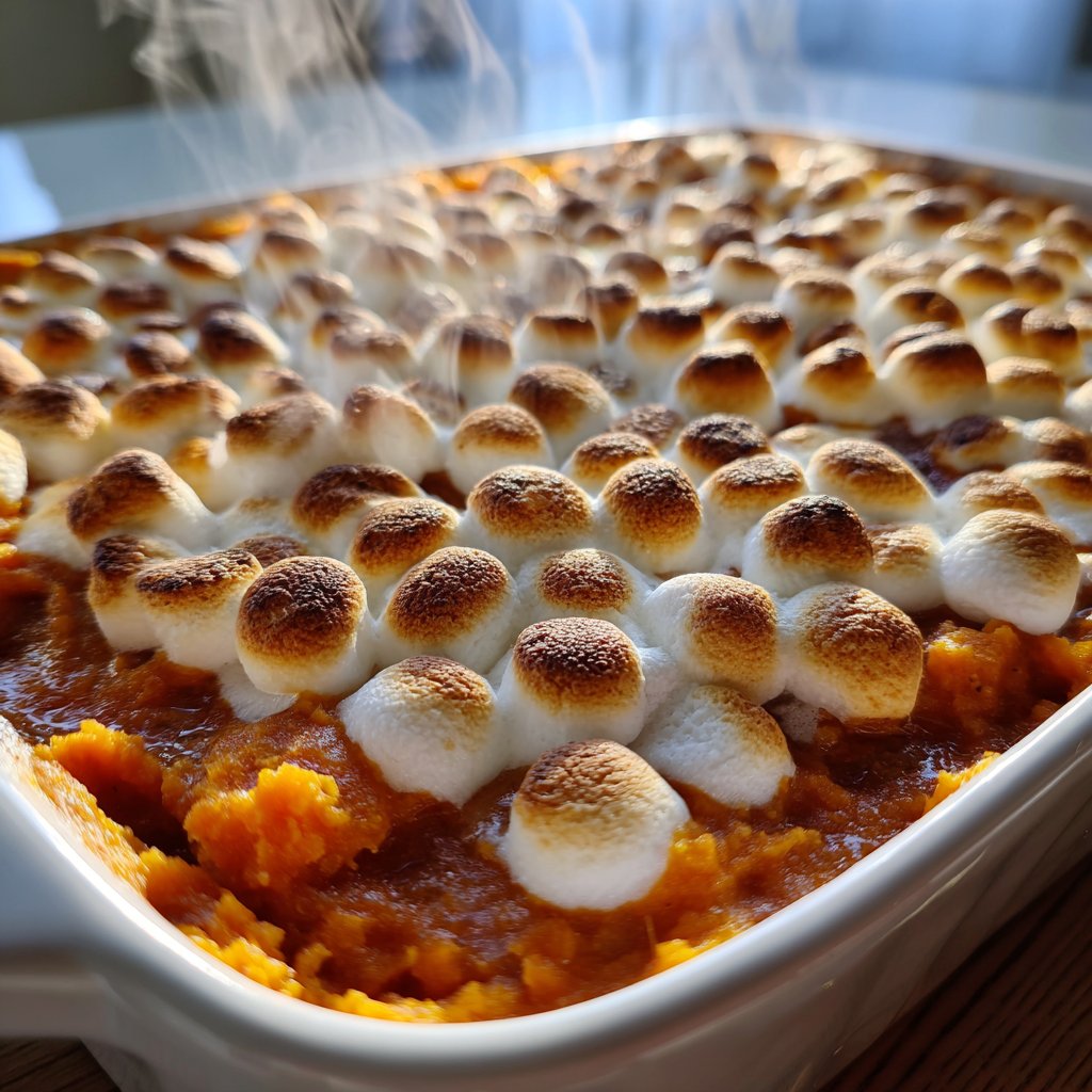sweet potato casserole with marshmallows: the Perfect holiday dish