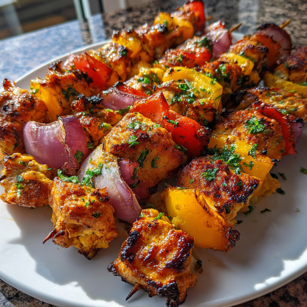 Air Fryer Chicken Kabobs: Perfectly Juicy in Just 22 Minutes