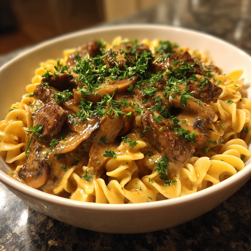 beef stroganoff easy: 25-Minute Irresistible Weeknight Dinner