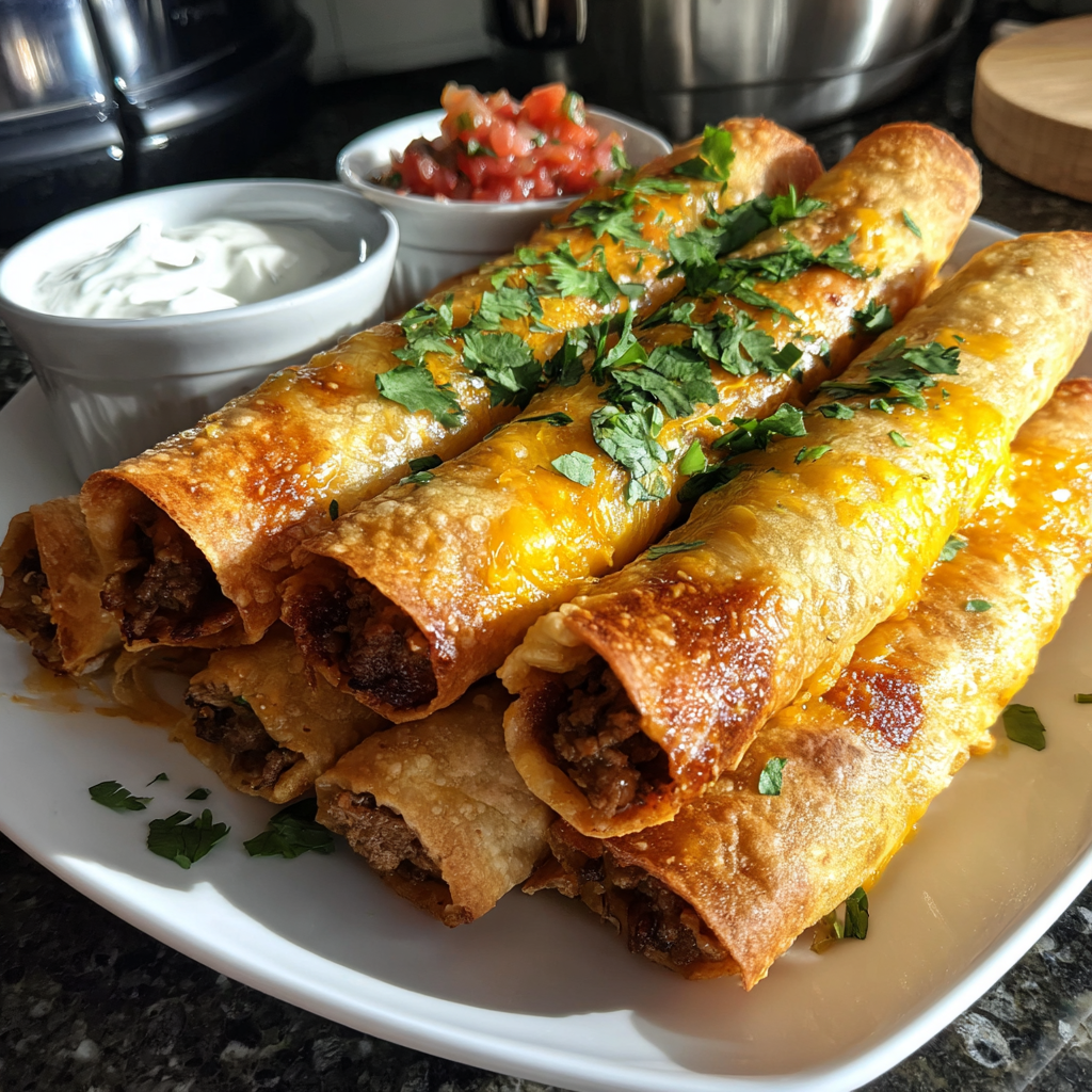 Beef Taquitos: Irresistible Savory Snacks in 35 Minutes