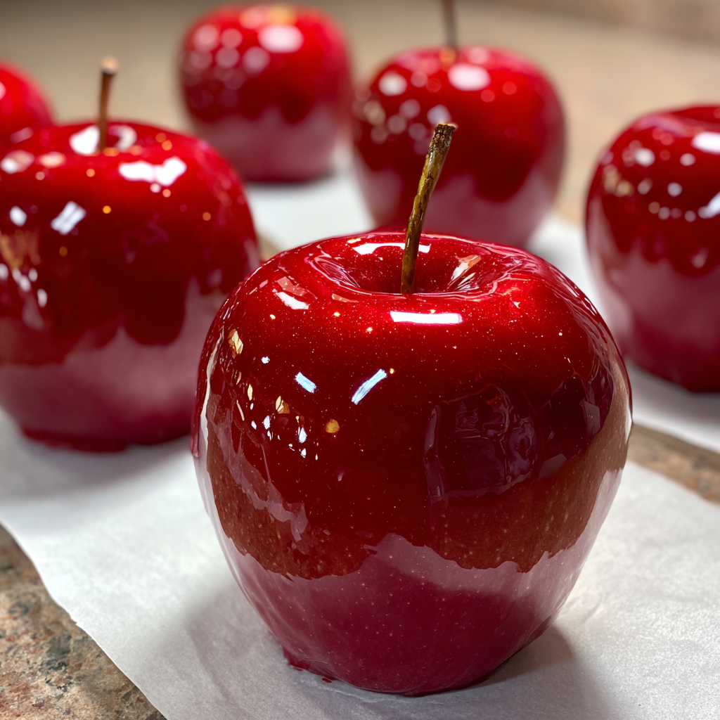fall themed desserts for Perfect Candy Apples in 30 Minutes