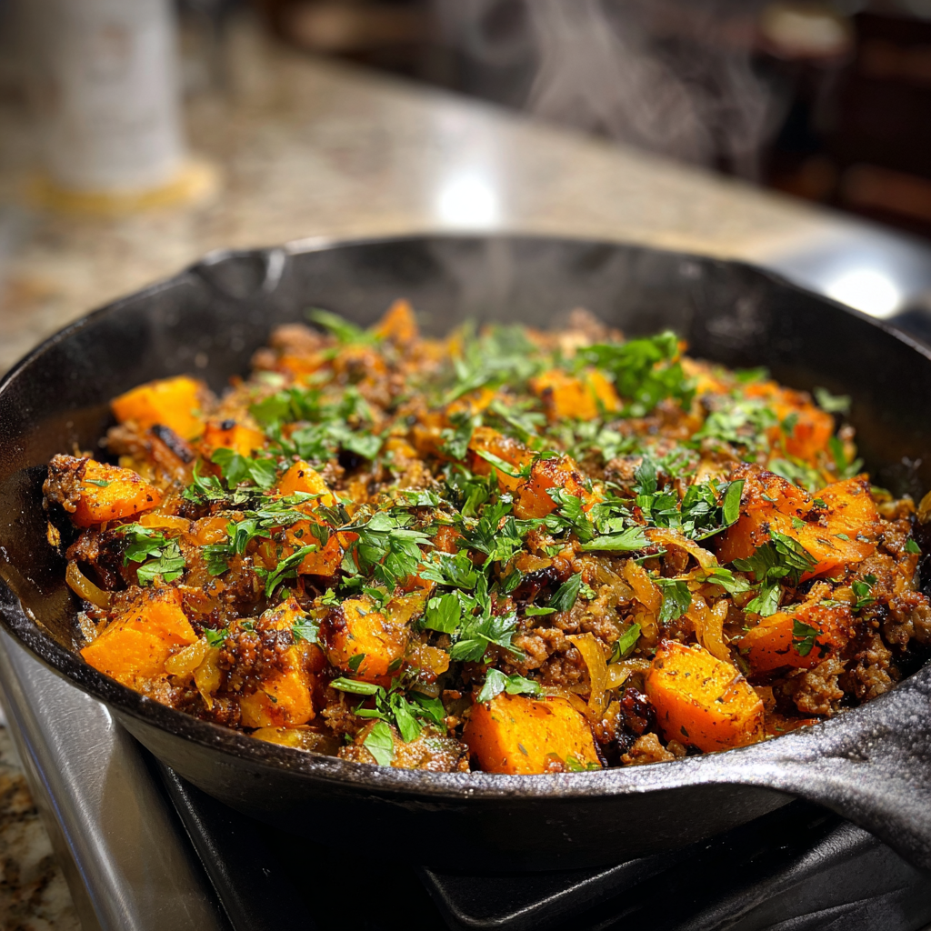 ground beef sweet potato recipes for a perfect one-pan meal