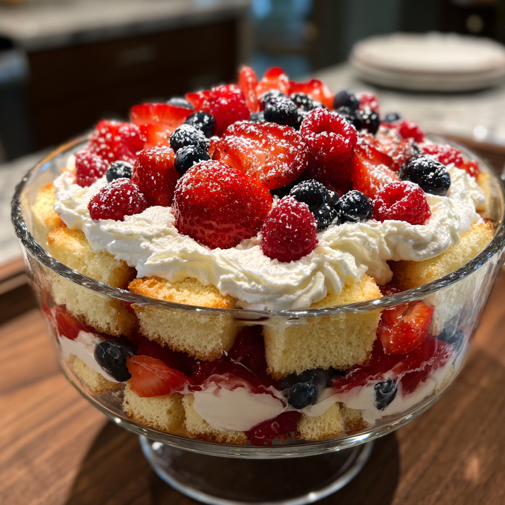 Patriotic desserts 4th of july: 20-Minute Irresistible Berry Trifle