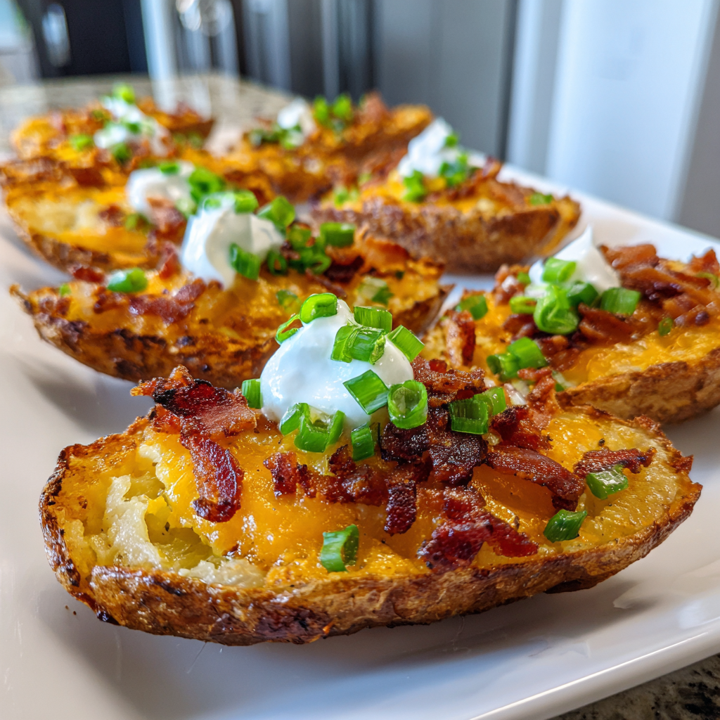Potato skins air fryer: Irresistible crispy snack in 15 minutes