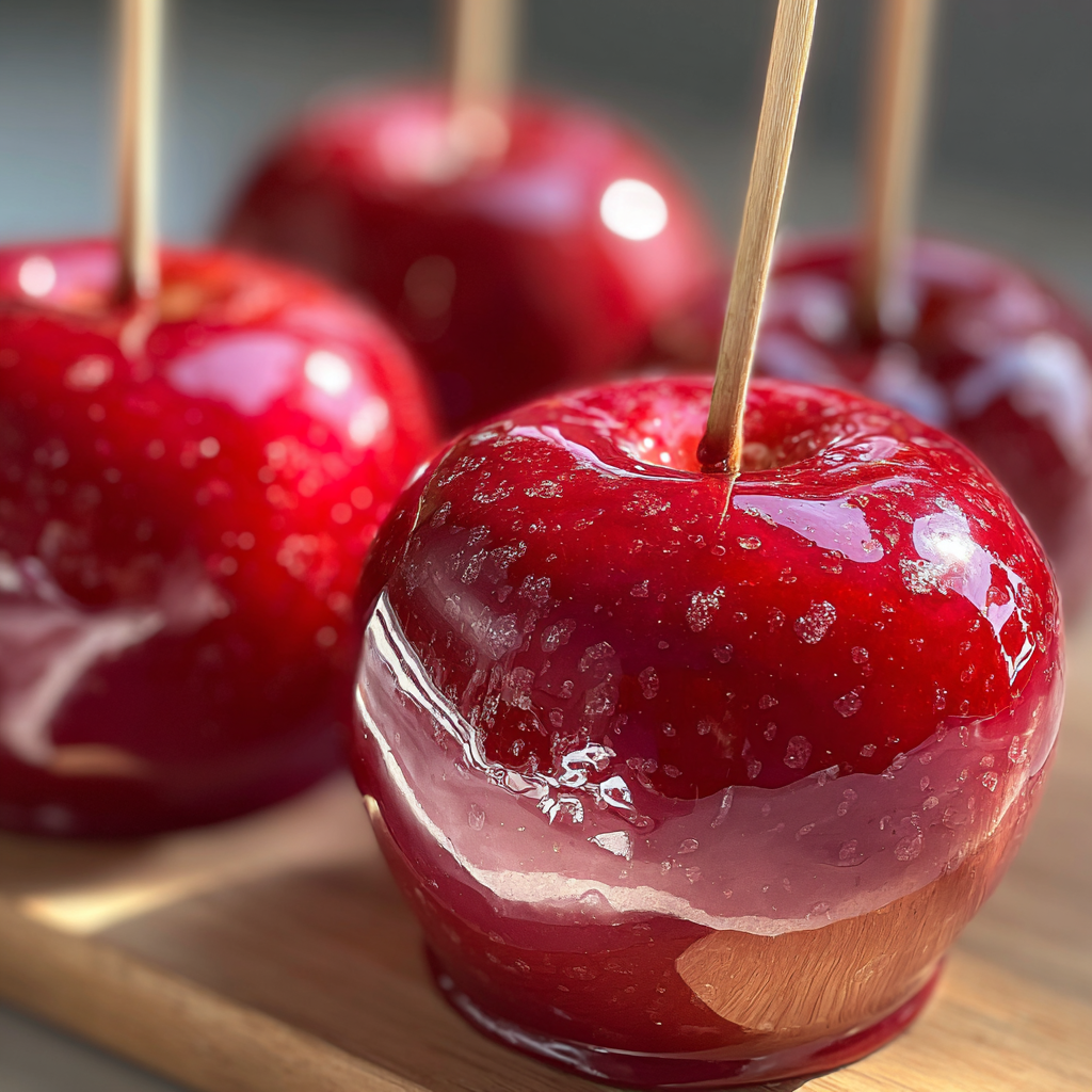 recettes healthy: Perfectly Glossy Candy Apples Ready in 30 Minutes