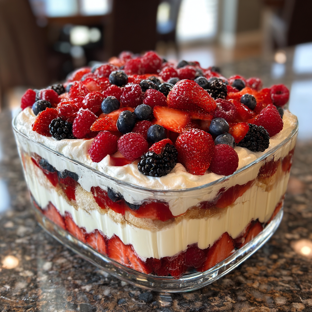 Summer desserts for a crowd: Irresistible Berry Trifle Delight