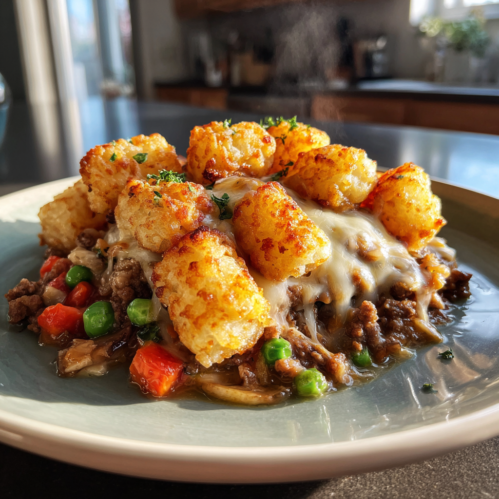 Tater Tot Casserole with Ground Beef: The Perfect Family Dinner