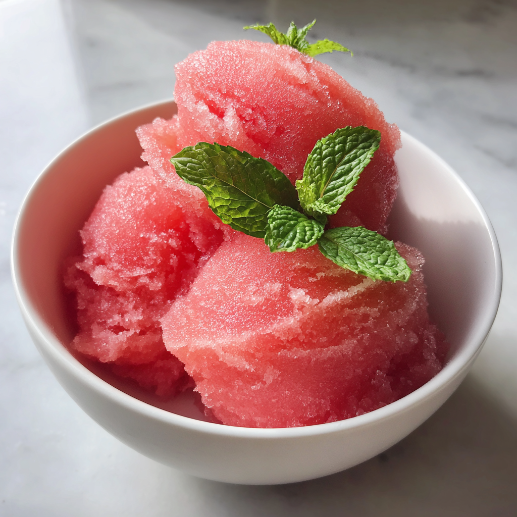 Watermelon Sorbet Recipe Ice Cream Maker: Irresistible Summer Treat