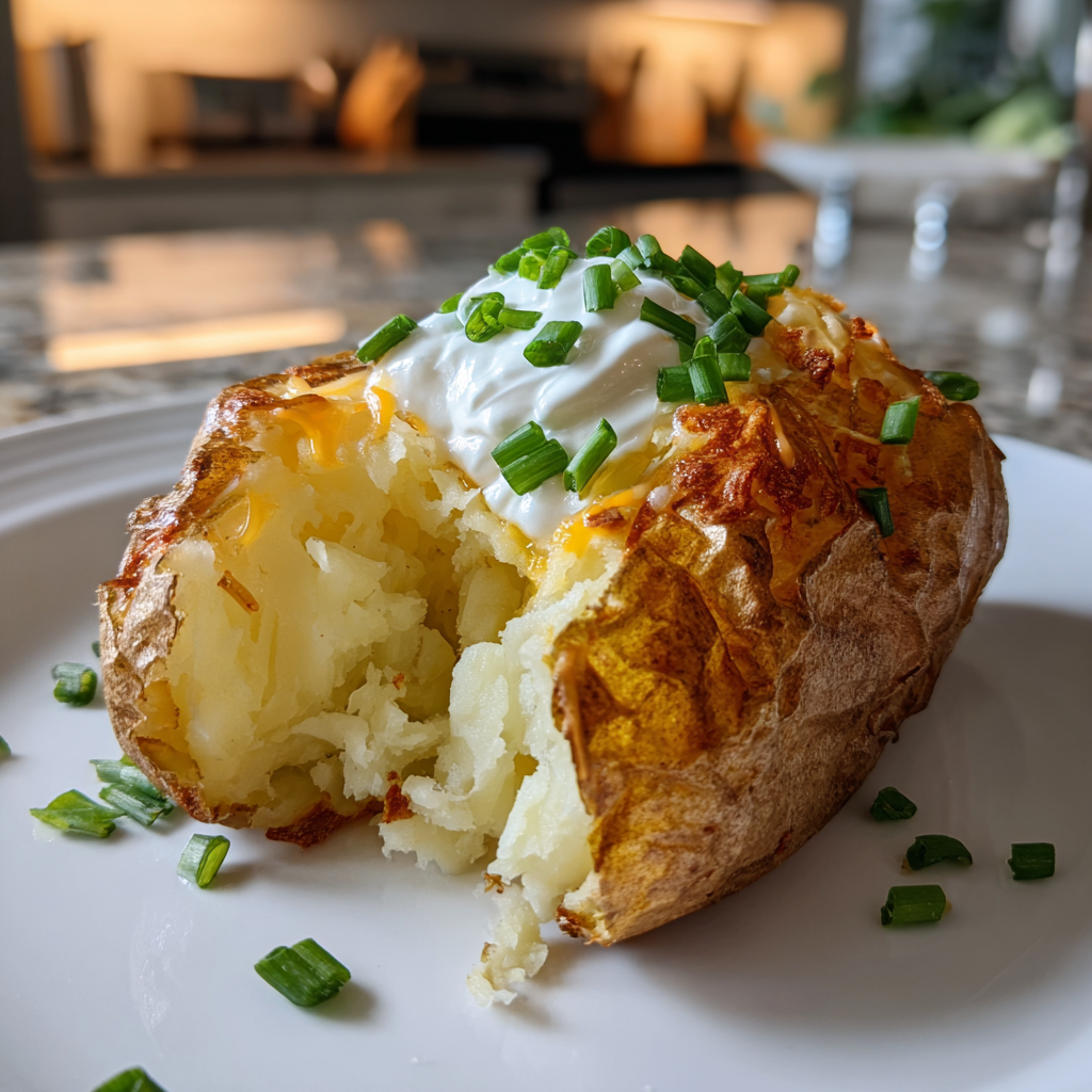Air Fryer Baked Potato: Perfectly Crispy and Fluffy Every Time