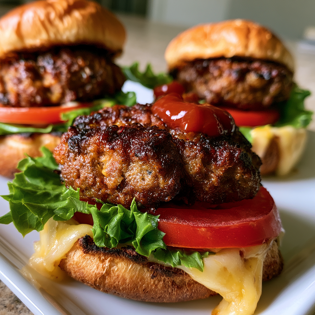 Air Fryer Burgers: Irresistible Juicy Patties in 12 Minutes