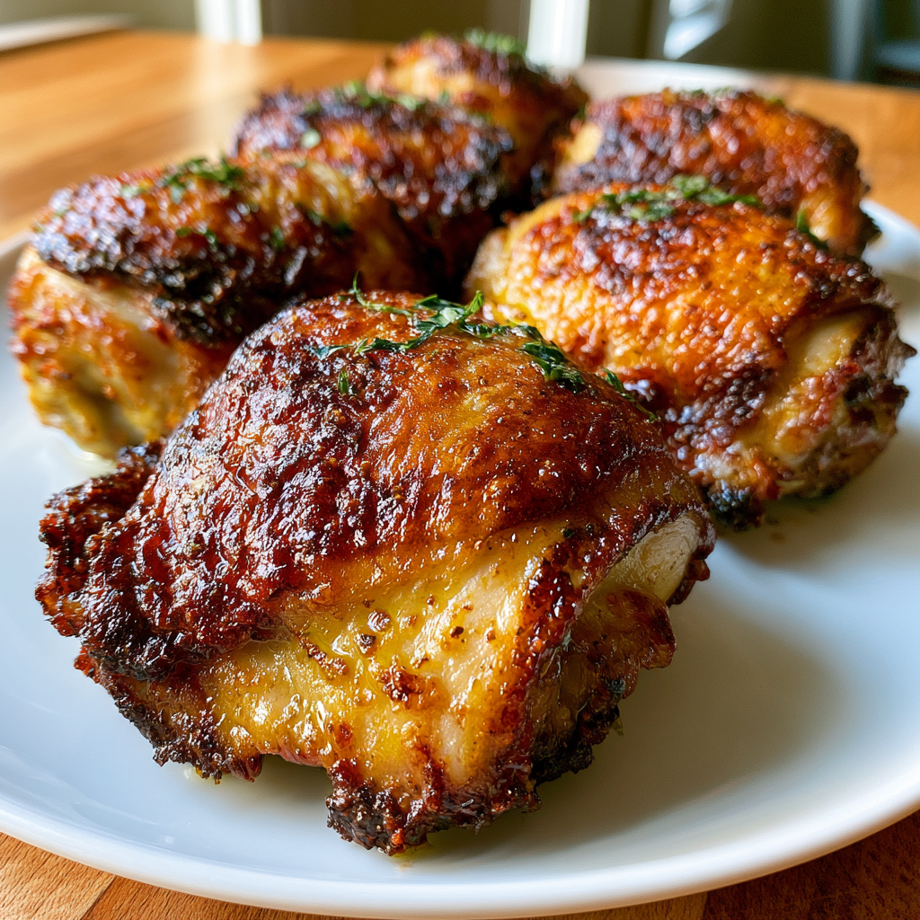 Air Fryer Chicken Thighs: 30-Minute Irresistible Dinner Delight