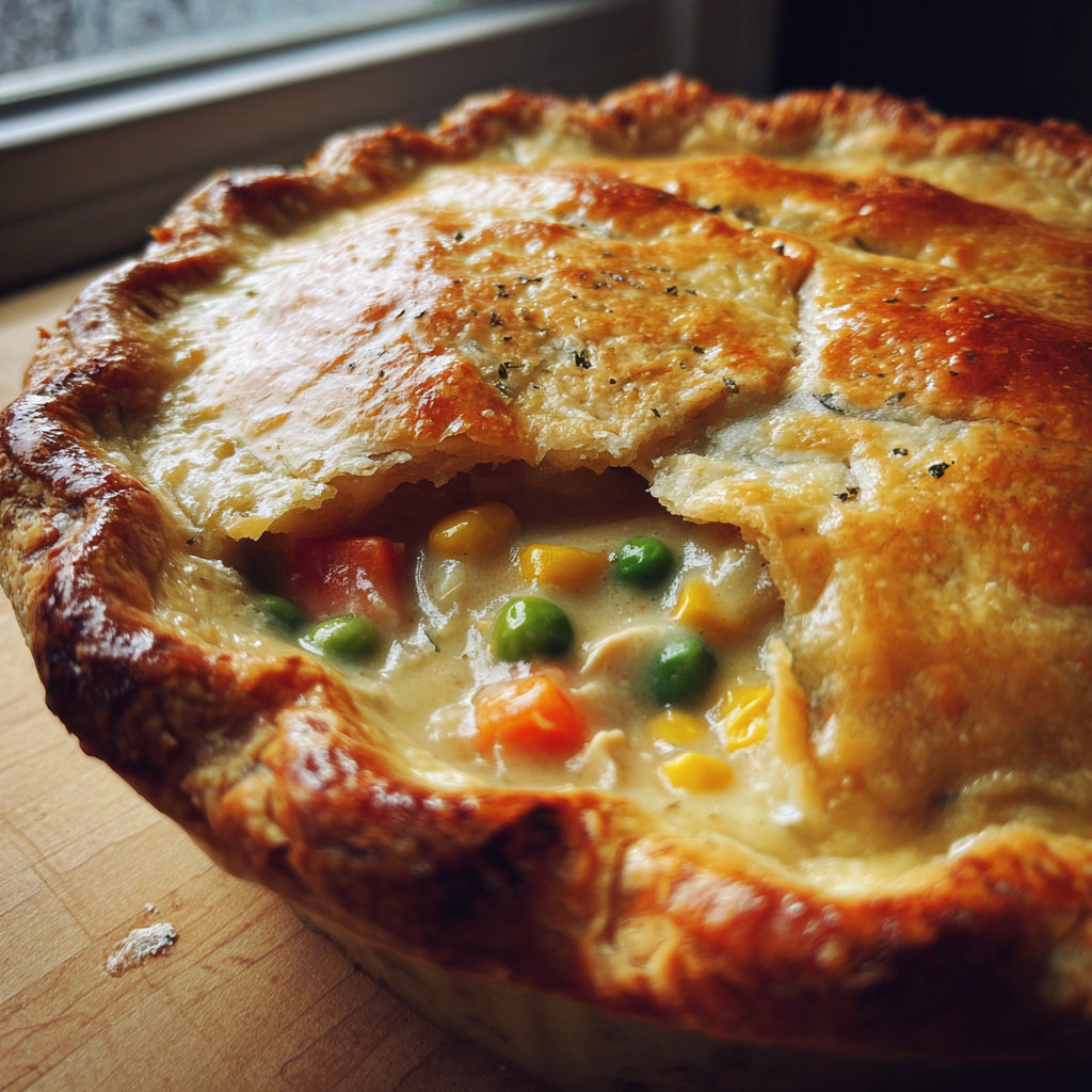 Chicken Pot Pie: Perfectly Creamy with 10 Tender Ingredients