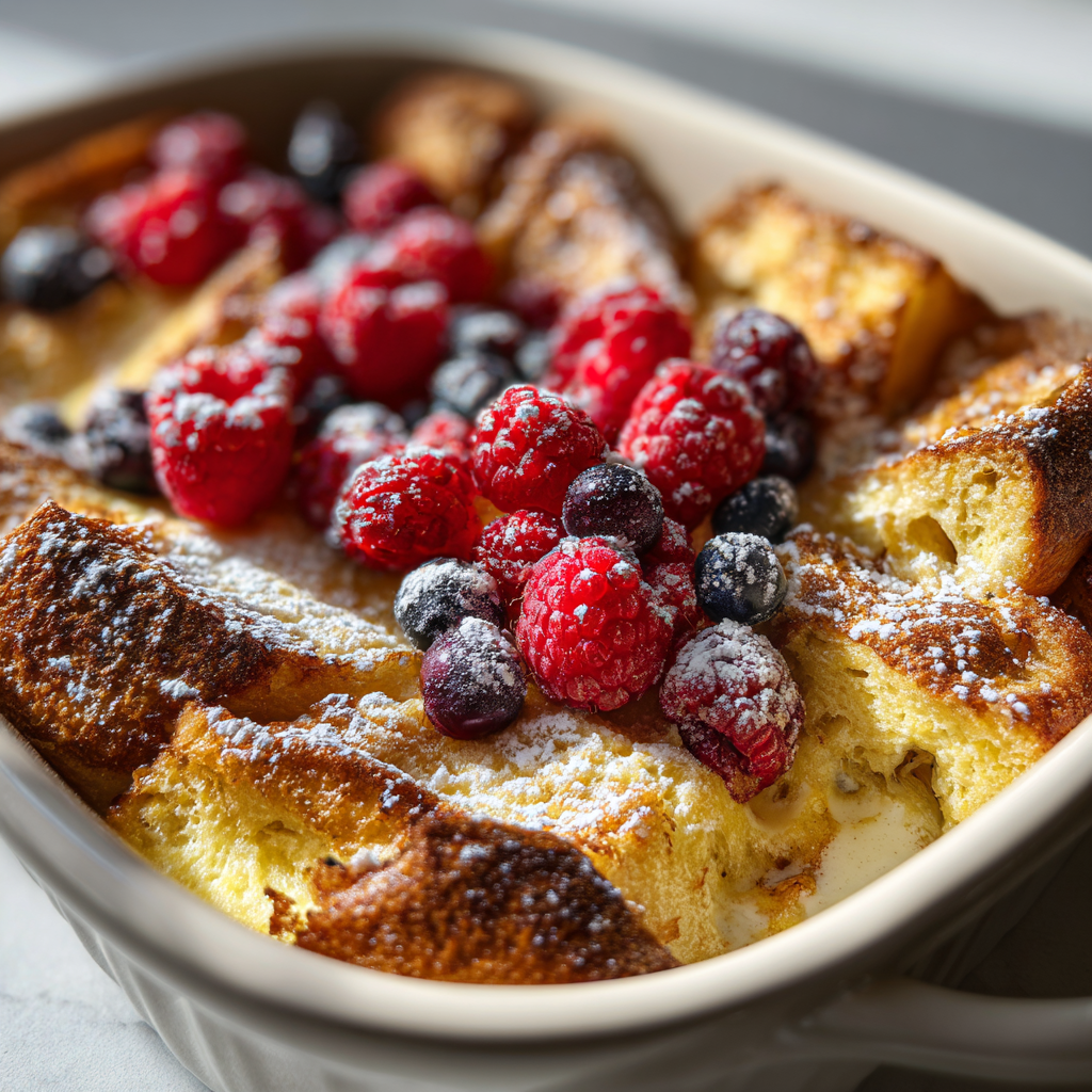 French Toast Casserole: The Perfect Easy Bake for 8 Servings