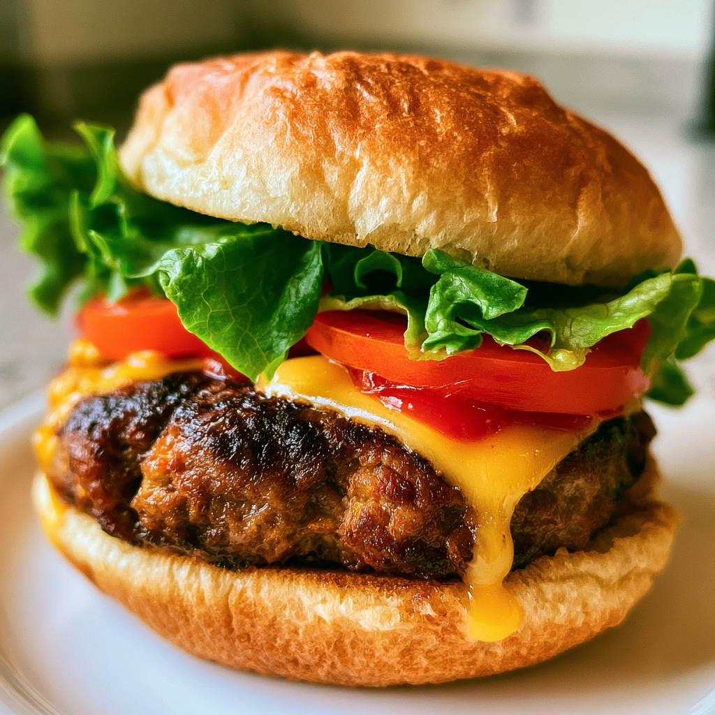 Hamburgers in the air fryer: Perfectly Crispy Every Time