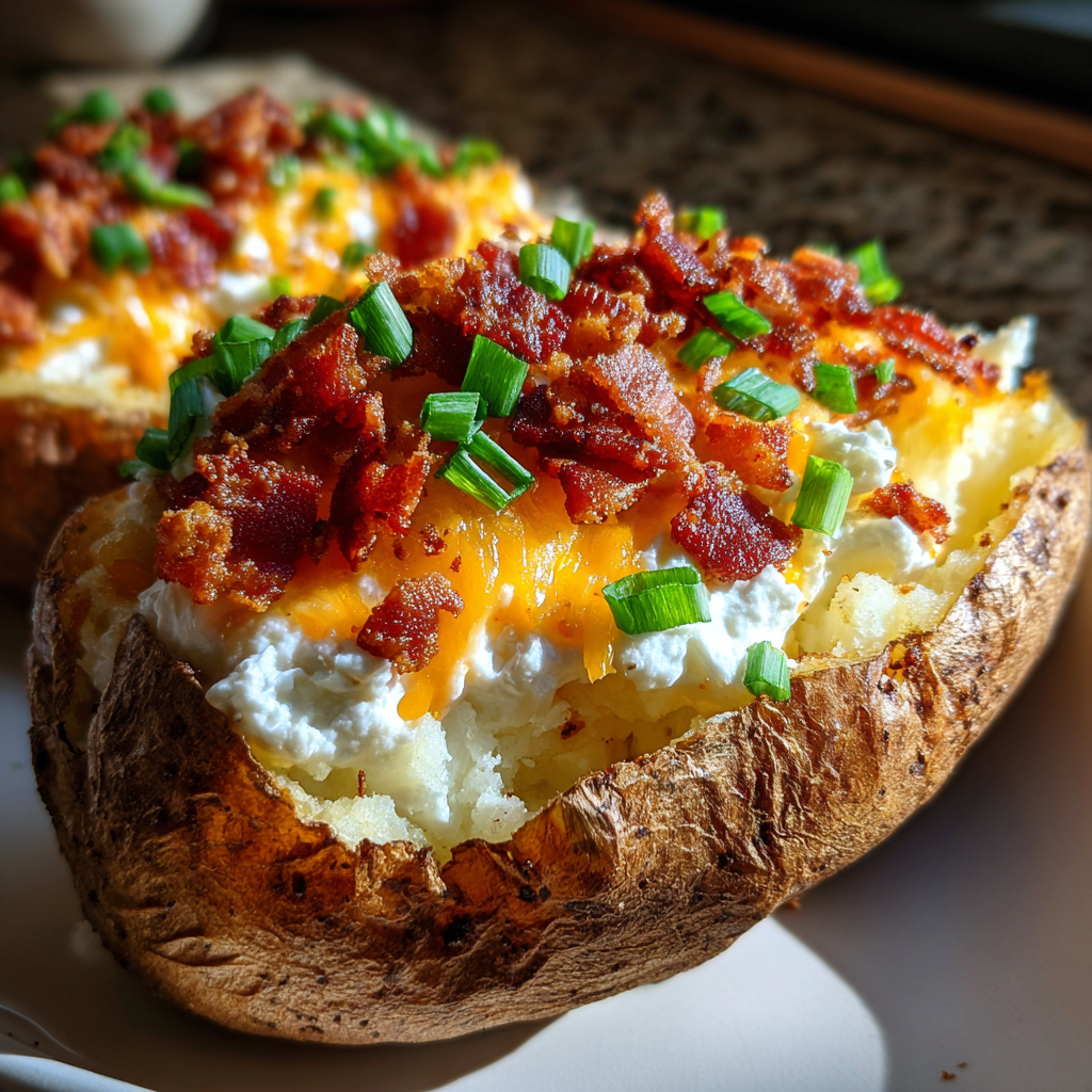 Loaded Baked Potato: The Perfect Comfort Food for 4 Servings