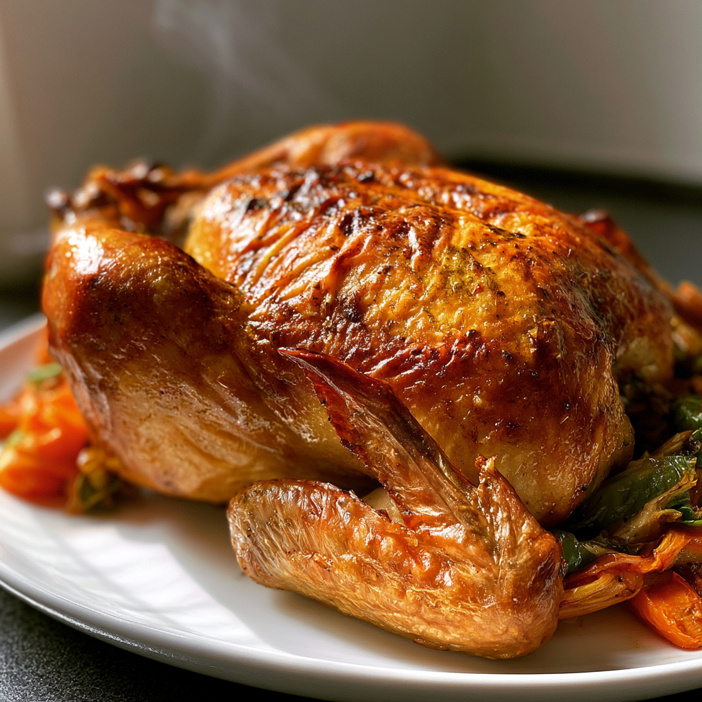 Roasted chicken whole: The Secret to Perfectly Crispy Skin