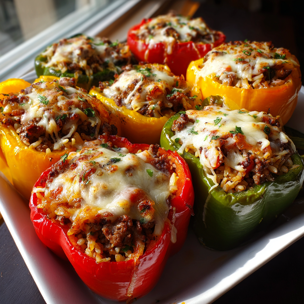 Stuffed Bell Peppers: 45 Minutes to Irresistible Flavor