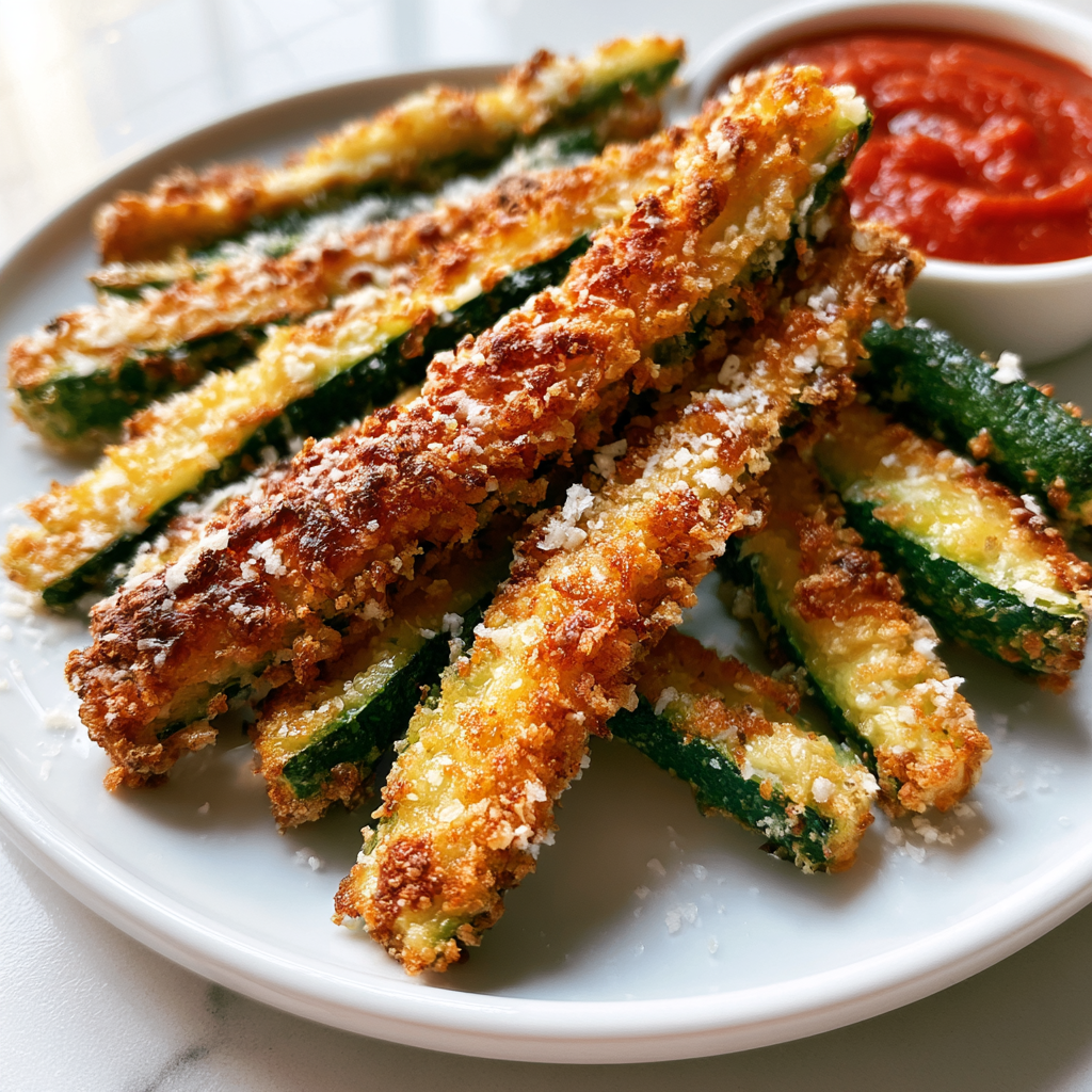 Zucchini air fryer recipes: Perfectly Crispy Zucchini Fries