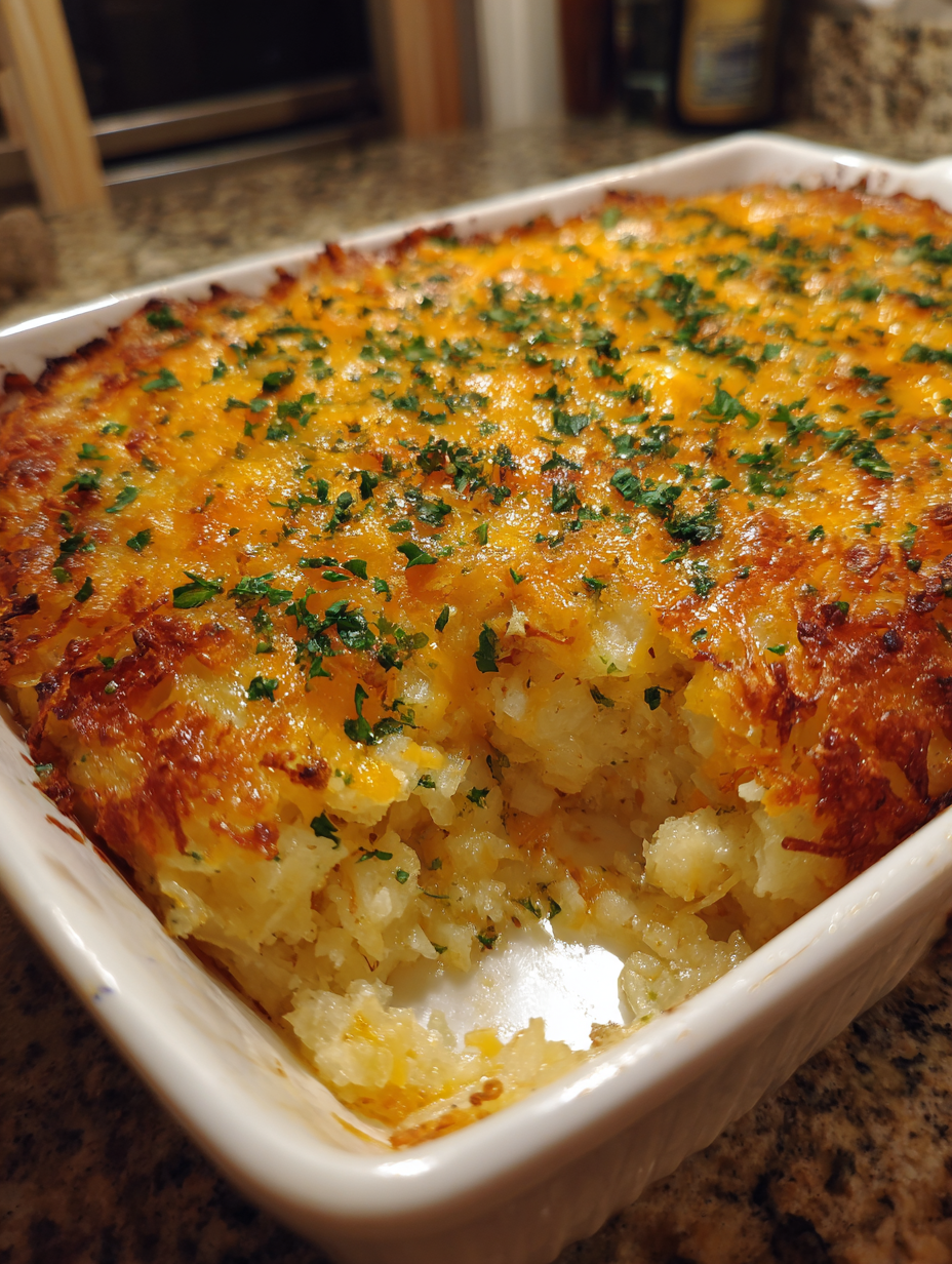 BEST HASHBROWN CASSEROLE: Creamy, Cheesy, and Irresistibly Delicious