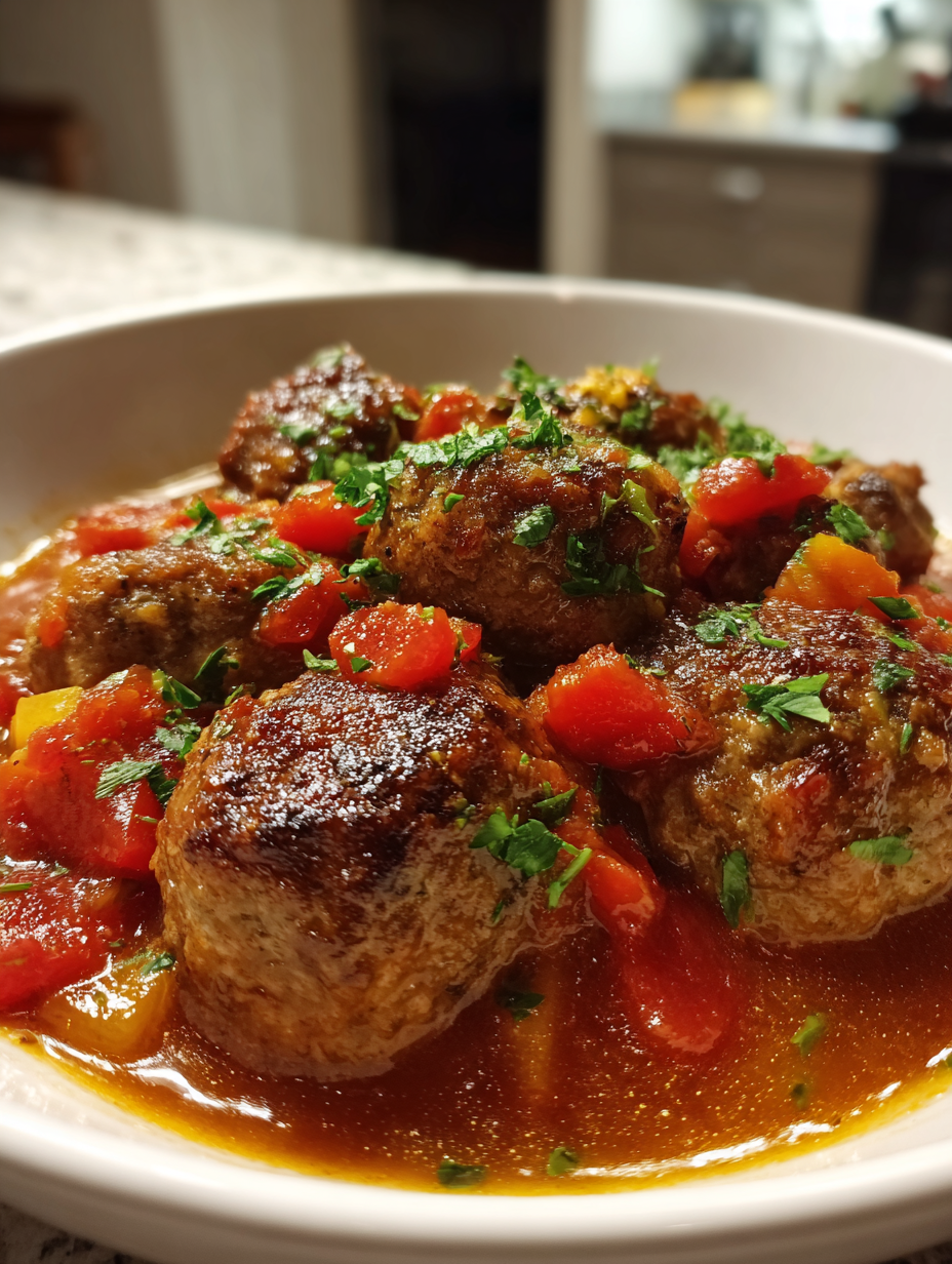 CAJUN MEATBALL STEW