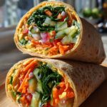 cold school lunch ideas for picky eaters: delicious veggie wraps