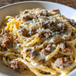 CREAMIEST ITALIAN SAUSAGE PASTA EVER