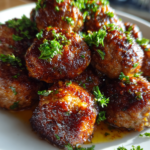 Crockpot Honey Garlic Meatballs