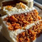 SALTED CARAMEL CARROT CAKE WITH CREAM CHEESE FROSTING