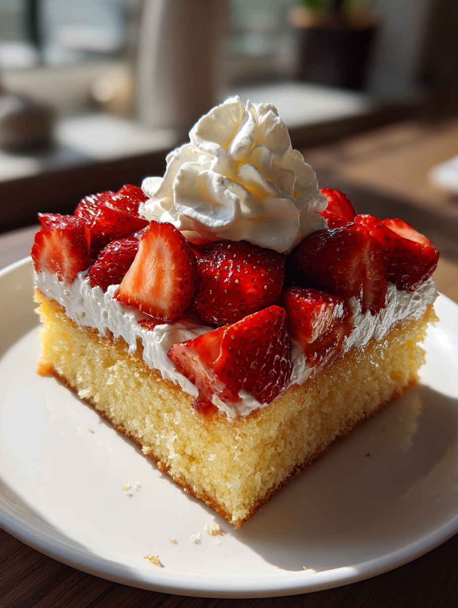 SHORTCAKE SHEET CAKE