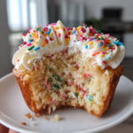 SIMPLE FUNFETTI-STYLE CUPCAKES