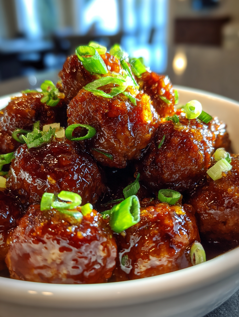 slow cooker honey garlic meatballs