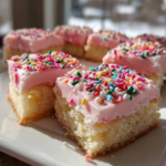 VALENTINE'S DAY FROSTED sUGAR COOKIE BARS: Easy and Delicious Treats