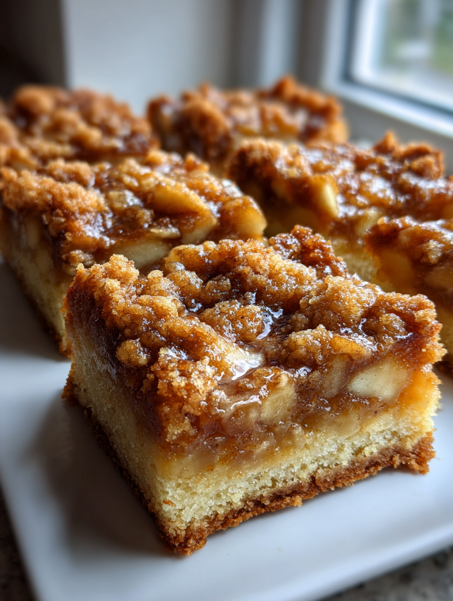 Apple Pie Bars with Shortbread Crust: The Perfect Fall Dessert