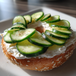 Bagel and Cream Cheese with Cucumber: A Delicious Breakfast Delight
