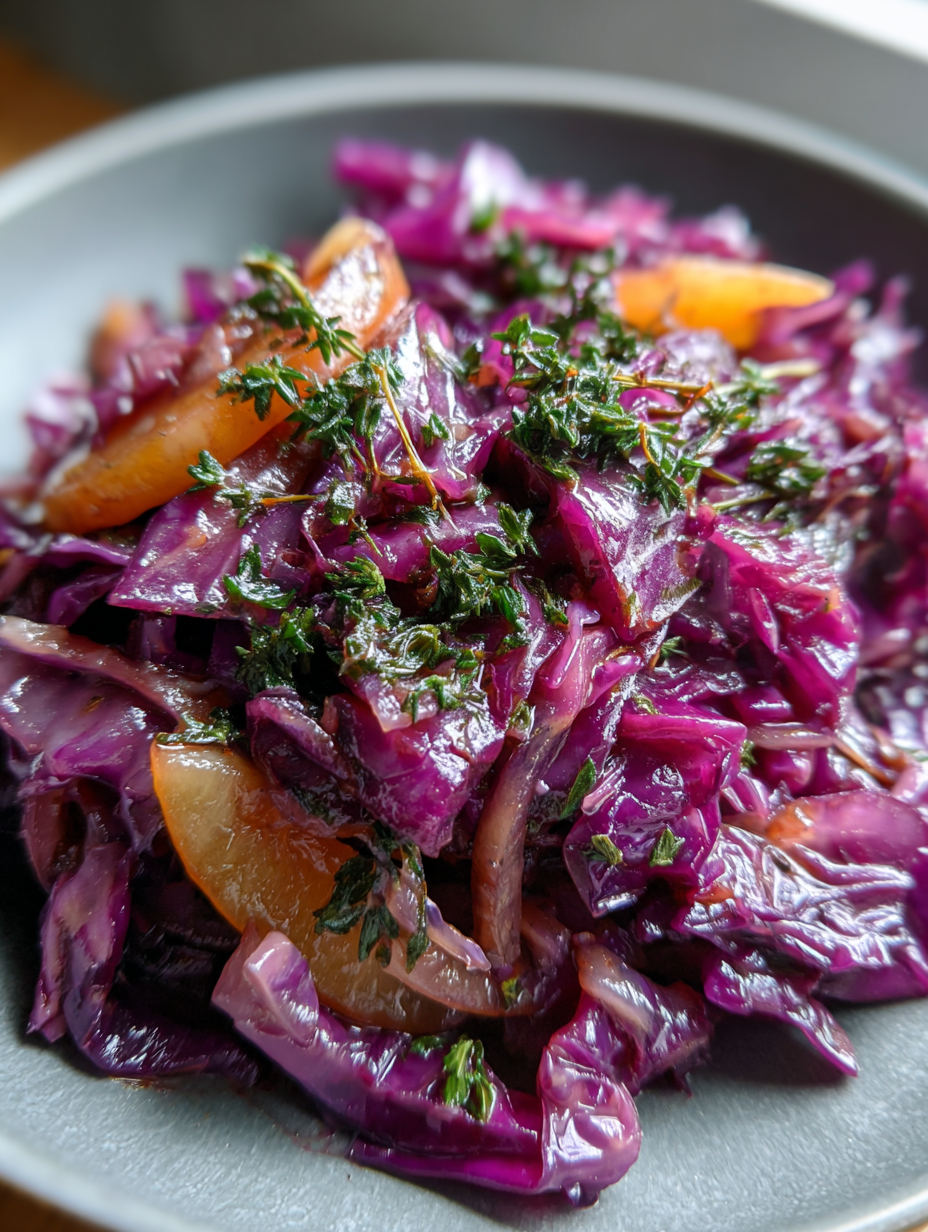 Braised Red Cabbage with Apples: A Delicious Autumn Side Dish