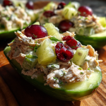 Chicken Salad Cucumber Boats: Easy and Delicious Summer Appetizer