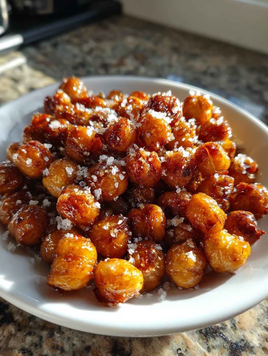 Cinnamon Sugar Roasted Chickpeas: The Perfect Sweet Snack Delight