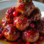 Cranberry Balsamic Glazed Meatballs: Deliciously Sweet and Savory Treats