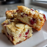 Cranberry White Chocolate Blondies: Deliciously Chewy and Festive