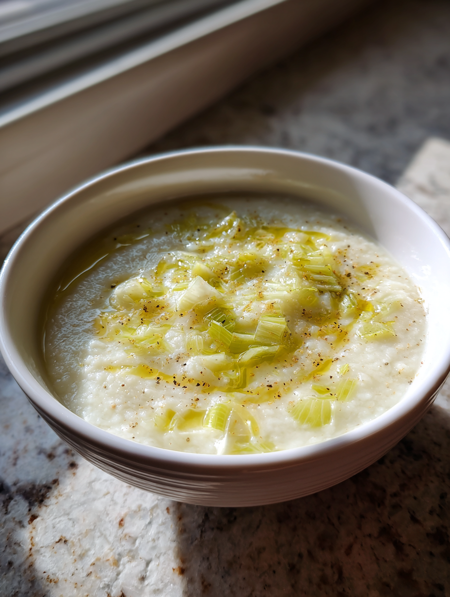 Creamy Cauliflower and Leek Soup: Deliciously Smooth and Velvety